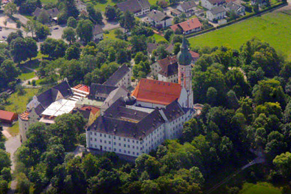 Kloster Andechs von oben